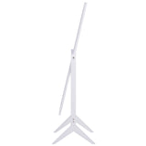 HOMCOM Standspiegel Ganzkörperspiegel Schminkspiegel Erhöhte Füße Pflegeleicht MDF Weiß 47 x 46 x 148 cm – Produktabbildung 4