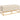 HOMCOM Sitzbank mit Stauraum, dekorative Knopfheftung, Flanelloptik, goldfarbene Stahlbeine, 110 x 47 x 46,5