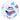 Slazenger - Mini Trainings- Fußball- Ball für Kinder 12 panelů Größe 2 (weiß/blau)