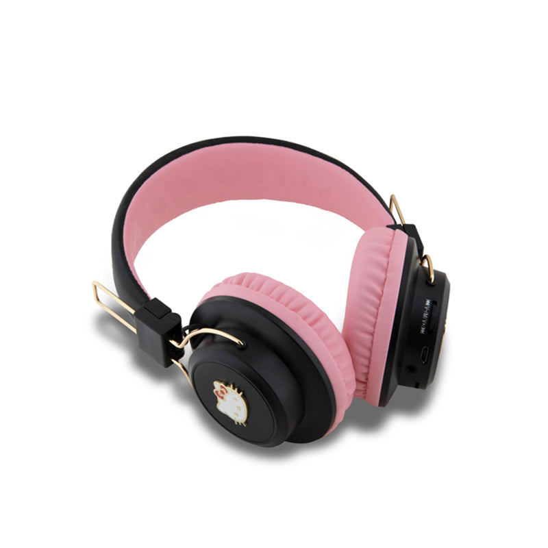 Hello Kitty Metal Logo Round Shape - Kabellose Kopfhörer für Ohren Bluetooth V5.3 (rosa) – Produktabbildung 2