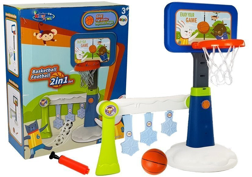 LEAN Toys Basketballspiel für Kinder - Set Points Game