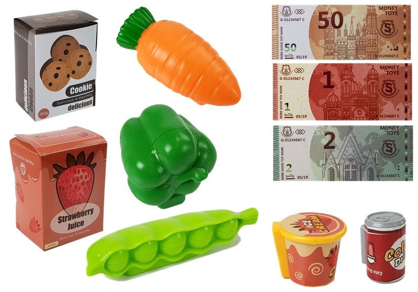 LEAN Toys Registrierkasse-Shop-Kit mit Mikrofonsound – Produktabbildung 5