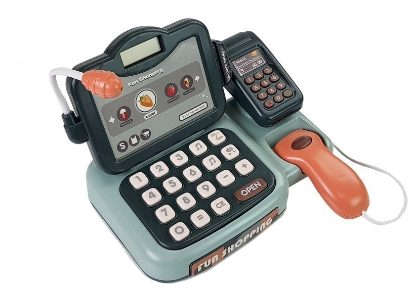 LEAN Toys Registrierkasse-Shop-Kit mit Mikrofonsound – Produktabbildung 2