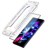 3mk HardGlass Max - gehärtetes Glas s aplikátorem für iPhone Air (schwarz) – Produktabbildung 3