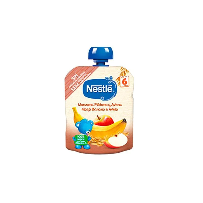 Nestle Nestlé Bolsita Manzana, Plátano y Avena 6m 90g