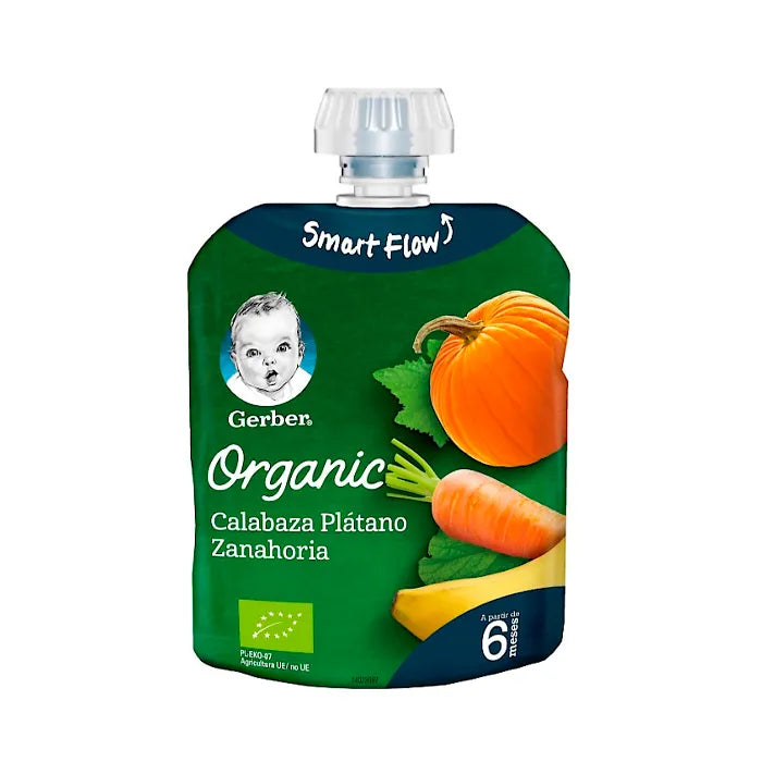 Gerber Organic Kürbis-Banane-Karotte 90g