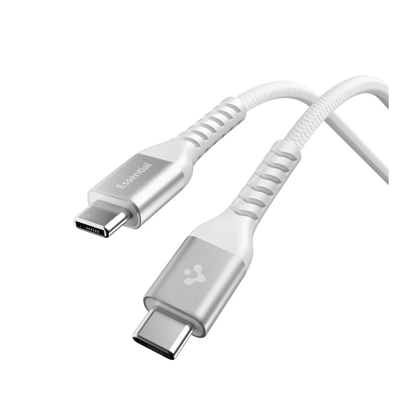 Spigen EB10010CCA Essential - Kabel USB-C für USB-C 100W 1m (weiß)
