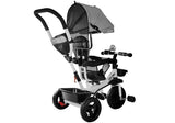LEAN Toys Dreirad PRO300 Grau – Produktabbildung 3