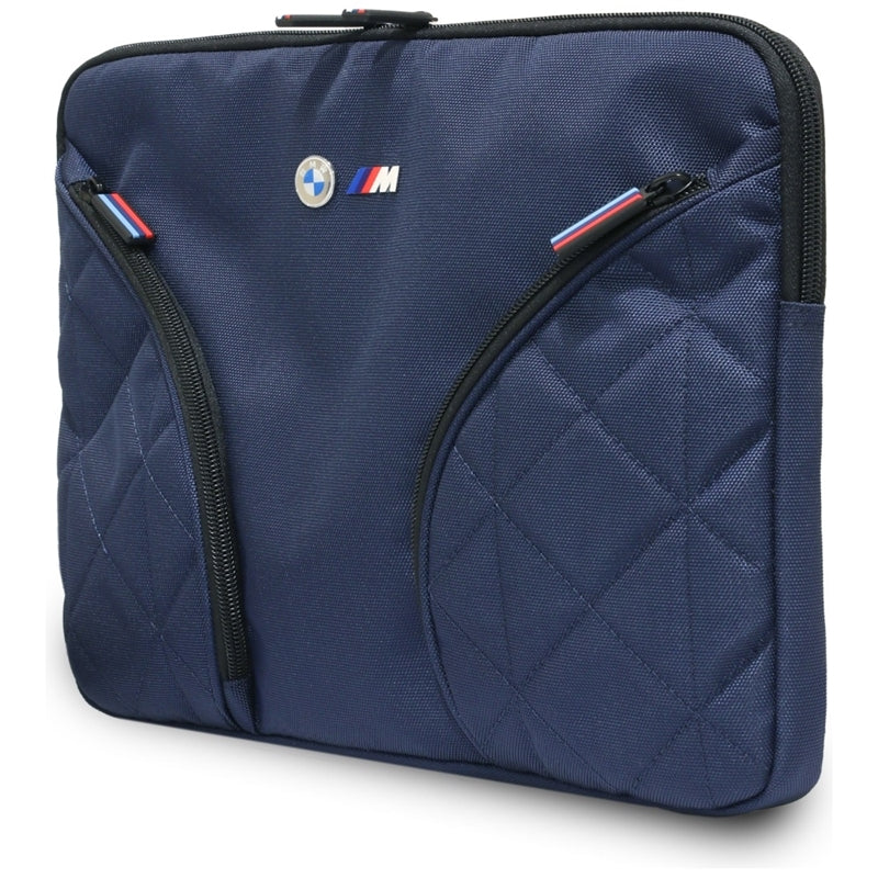 Nylonové kapsy a Metall- Logo BMW - Laptop-Tasche 14" (dunkel blau) – Produktabbildung 2