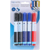 Topwrite - Set permanentních fixů 5 Stk. (schwarz/blau/rot) – Produktabbildung 2