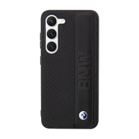BMW Leather Textured & Stripe - Hülle für Samsung Galaxy S23 (Schwarz) – Produktabbildung 3