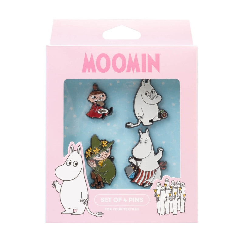 Moomin Mumins - Set 4 odznaků für oblečení nebo Rucksack – Produktabbildung 2