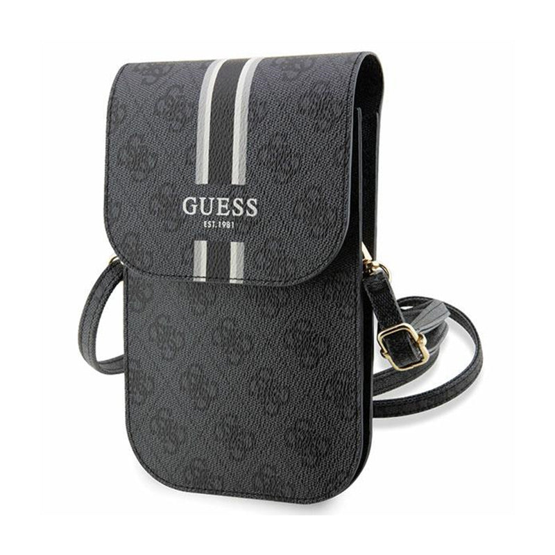 Guess 4G Stripes - Crossbody-Handytasche (schwarz)