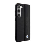 BMW Leather Textured & Stripe - Hülle für Samsung Galaxy S23 (Schwarz) – Produktabbildung 4