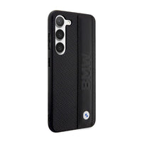 BMW Leather Textured & Stripe - Hülle für Samsung Galaxy S23 (Schwarz) – Produktabbildung 4