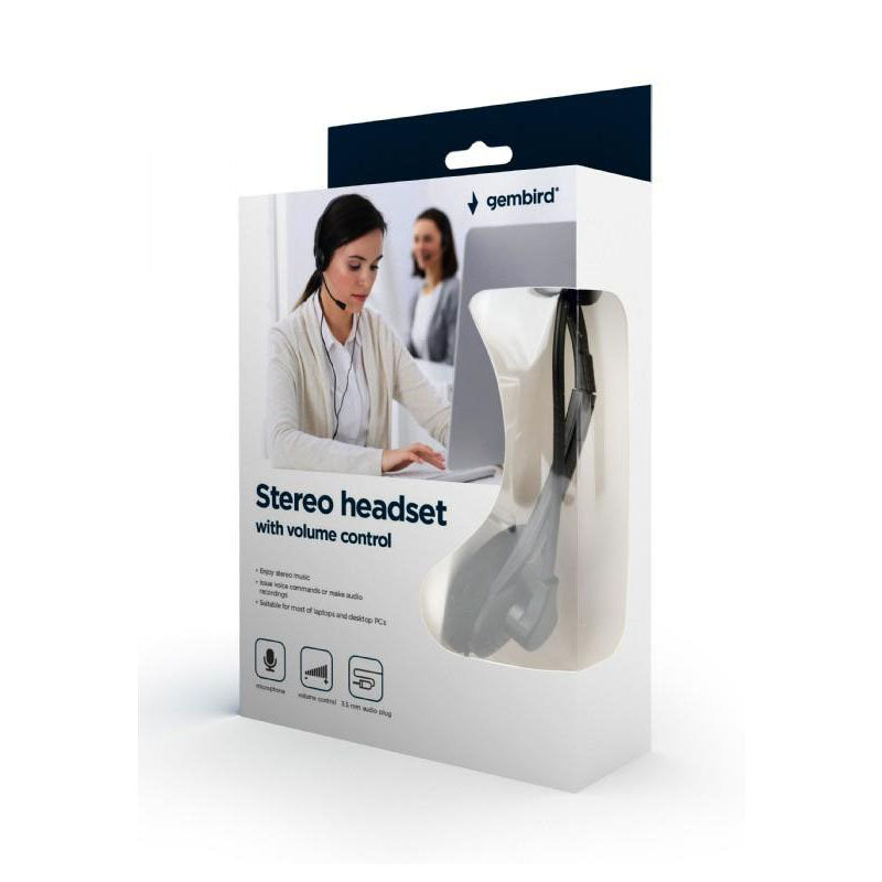 Gembird - Kopfhörer für Ohren (schwarz) – Produktabbildung 2