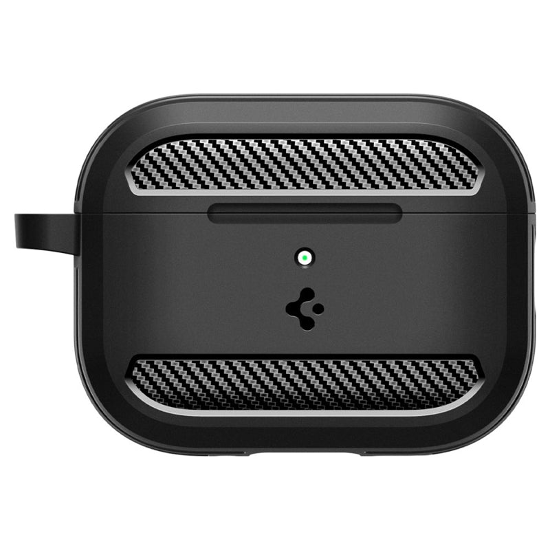 Spigen Rugged Armor - Hülle für Apple AirPods Pro 3 (Matte Schwarz) – Produktabbildung 2