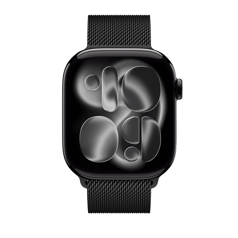 Crong Milano Steel - Armband aus Edelstahl für Apple Watch 38/40/41/42 mm (schwarz) – Produktabbildung 2
