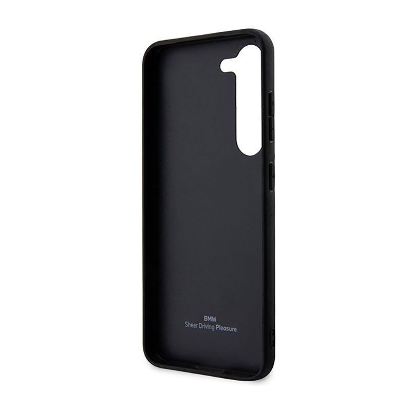 BMW Leather Textured & Stripe - Hülle für Samsung Galaxy S23 (Schwarz) – Produktabbildung 6
