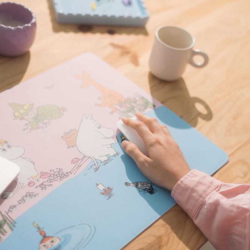Moomin Mumins - XL psací Unterlage aus eko Leder 60 x 35 cm – Produktabbildung 7