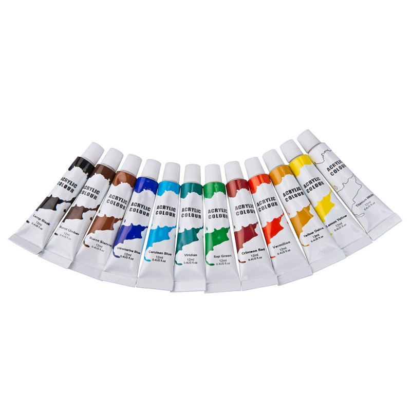 Artist&Co Akrylové Farben in tubách po 12 ml 12 Farben – Produktabbildung 2