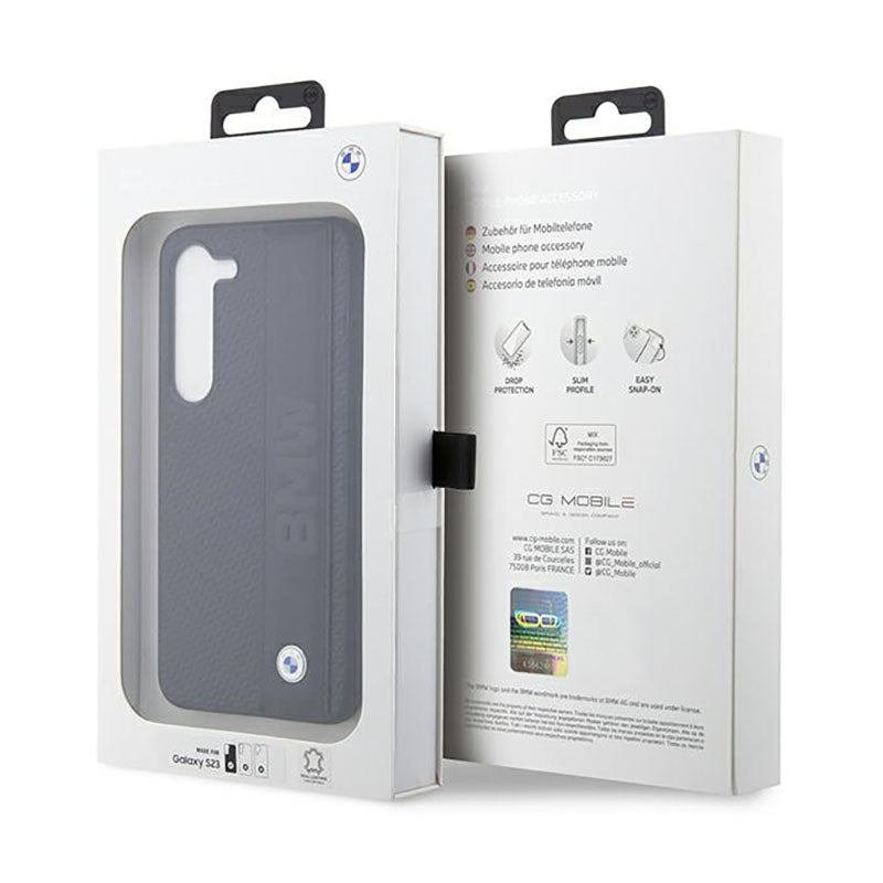 BMW Leather Textured & Stripe - Hülle für Samsung Galaxy S23 (Schwarz) – Produktabbildung 8