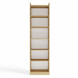 REGAL RIMINI Schrank 50 cm 7 Ablagen für Bücher Ordner Büro EICHE ARTISAN – Produktabbildung 8