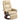 HOMCOM Relaxsessel, verstellbar, Liegefunktion, bis 120 kg, Kunstleder, 78 x 87 x 100 cm, Creme