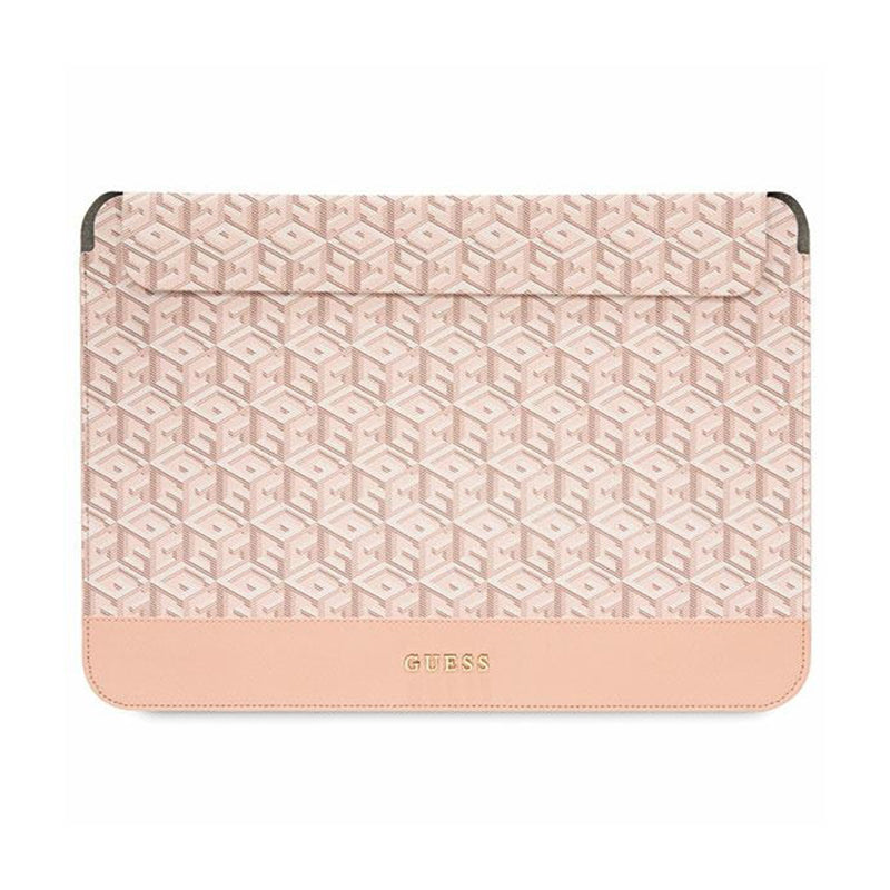 Guess GCube Stripes Computer Sleeve - Hülle für 14" Laptop (rosa)