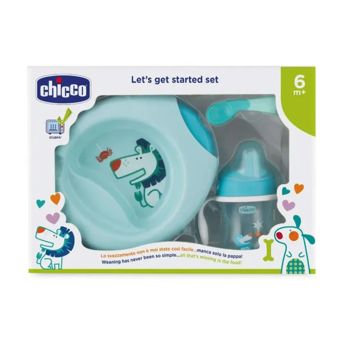Chicco Let's Get Started 6m+ Blue Set 3 Artikel