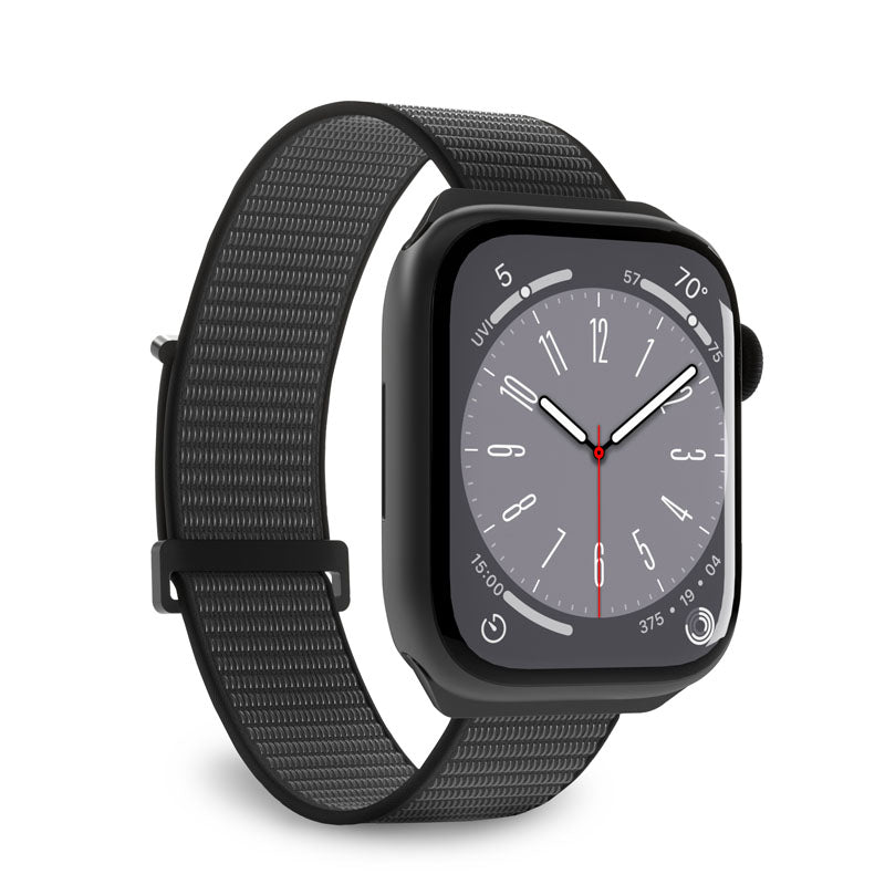 PURO Nylon Sport - Armband für Apple Watch 38/40/41/42 mm (schwarz)