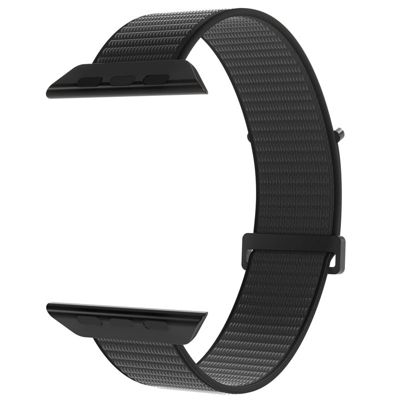 PURO Nylon Sport - Armband für Apple Watch 38/40/41/42 mm (schwarz) – Produktabbildung 2