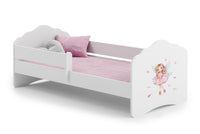 FALA children's bed 160x80 with railing - Girl with wings