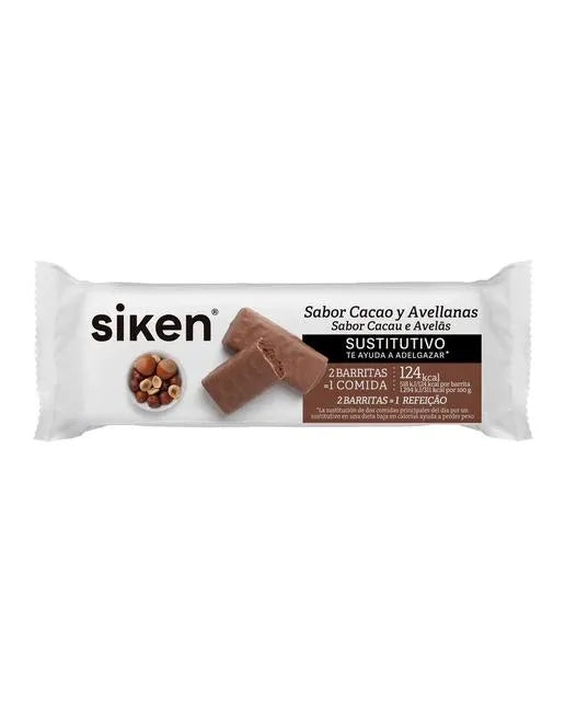 2x Siken Form Barrita Cacao Avellana 44g