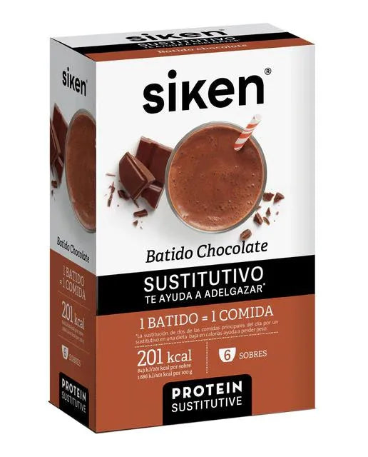 Siken Batido Chocolate 6 Sobres