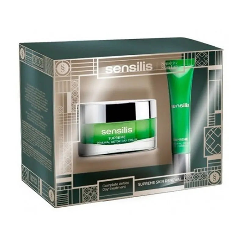 ORTOPEDIA Sensilis Coffret Supreme Renewal Detox Tagescreme 50ml + Augenpflege 15ml