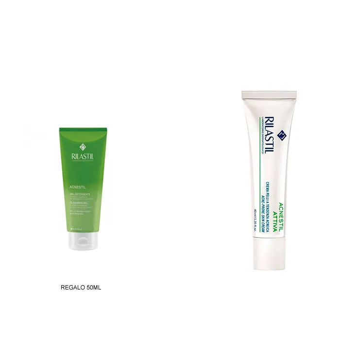 Rilastil Acnestil Attiva Anti-Perfektions-Creme 40ml Set 2 Artikel