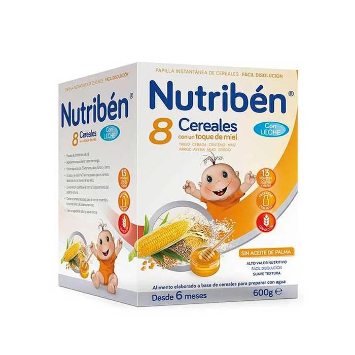 NUTRIBEN Nutribén 8 Honig-Getreide mit Milch 600g