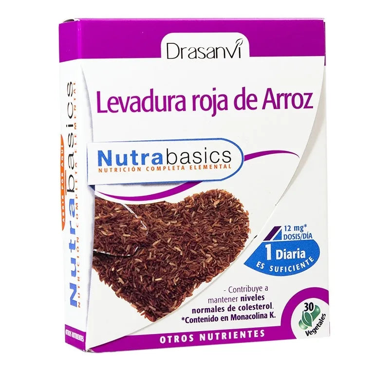 DRASANVI LEVADURA ROJA DE ARROZ 30 Caps NUTRABASICOS
