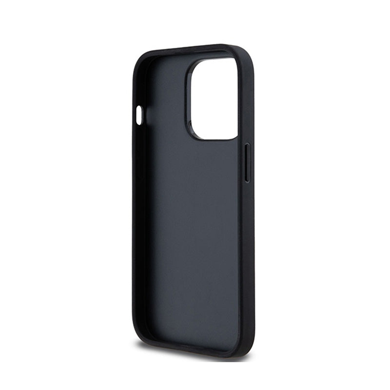 DKNY Leather Checkered Mono Pattern & Printed Stripes - Hülle für iPhone 14 Pro (schwarz) – Produktabbildung 7