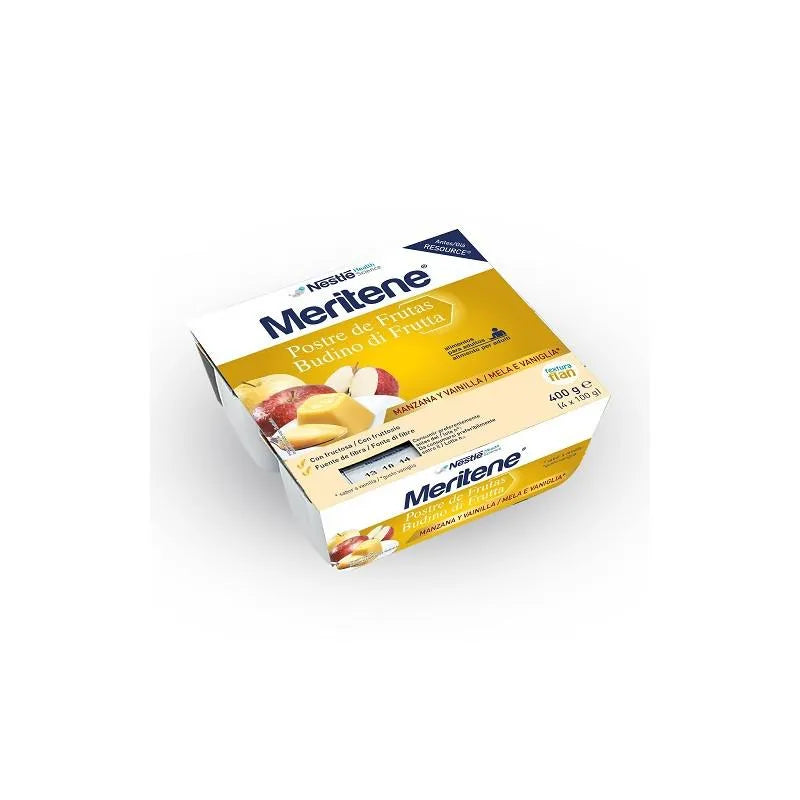 Meritene Postre De Frutas 4x 100g