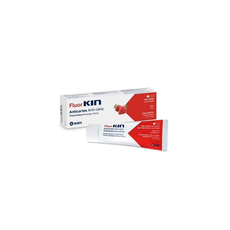 KIN Fluorkin Pasta Anticaries Fresa 75ml