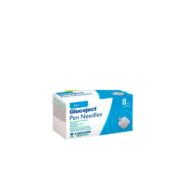 MENARINI Glucojet Insulin Needle 31GX8mm 100 Units
