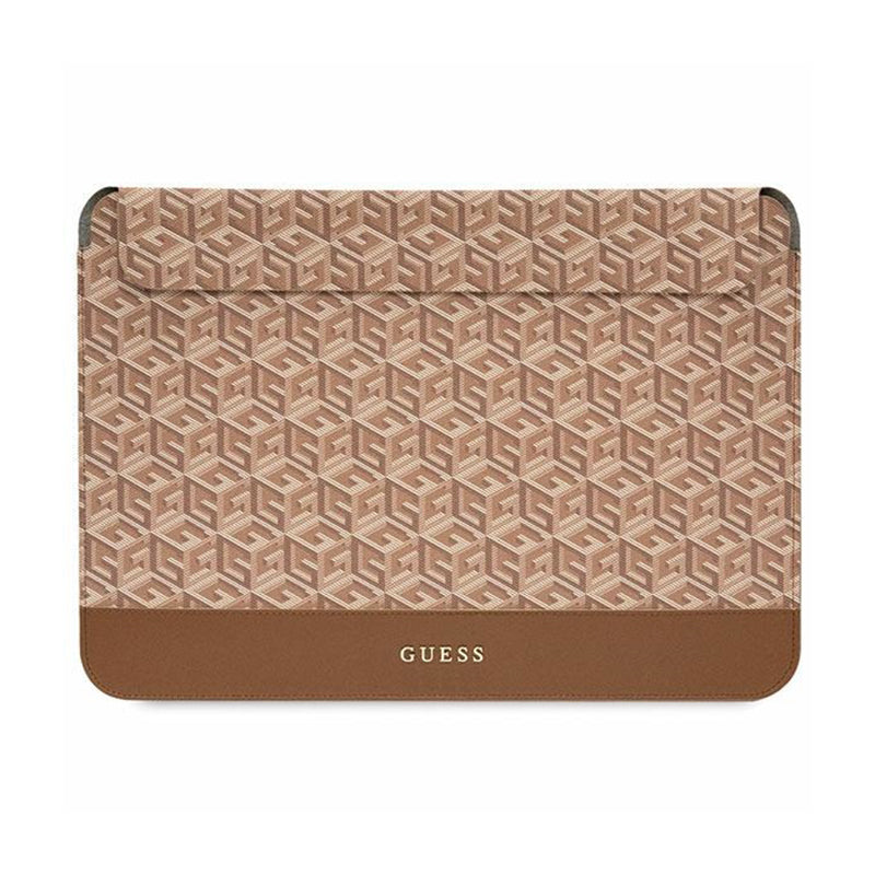 Guess GCube Stripes Computer Sleeve - Hülle für 14" Laptop (braun)