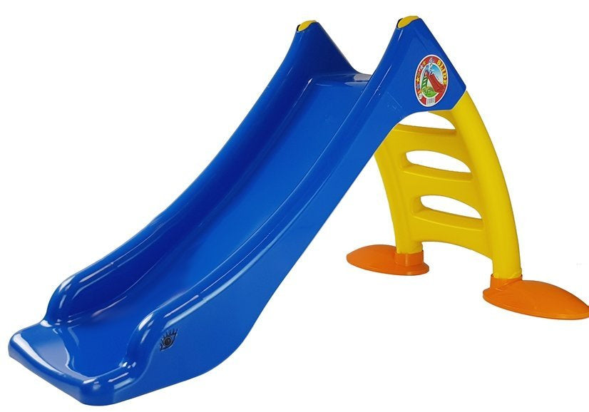 Dorex Gartenrutsche für Kinder, 3-stufige Leiter, blau, 130 cm, 424