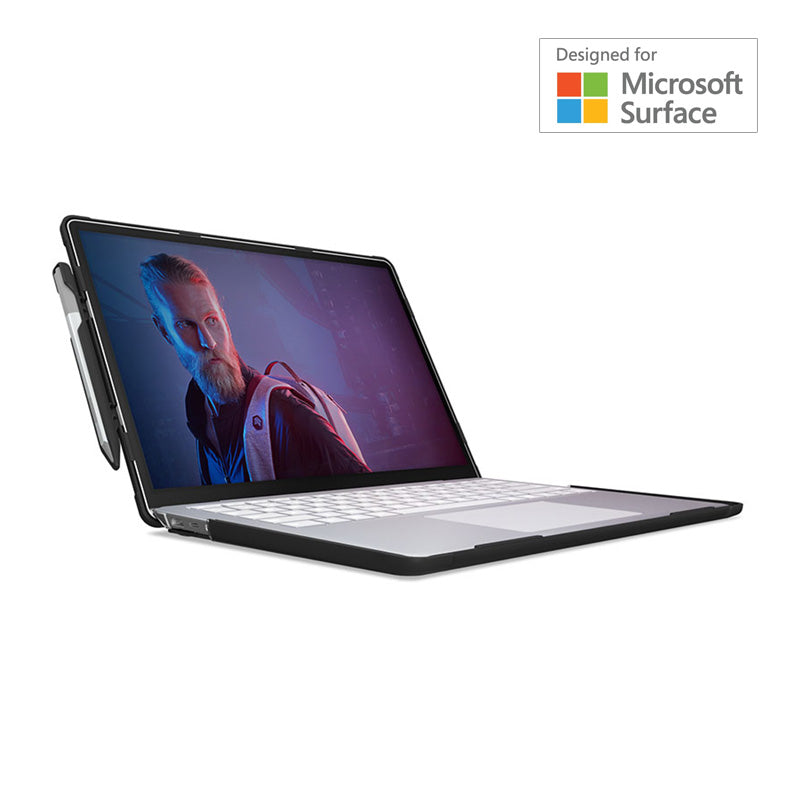 STM Dux Hardshell - gepanzert Hülle für Microsoft Surface Laptop 2 / 3 / 4 (schwarz)