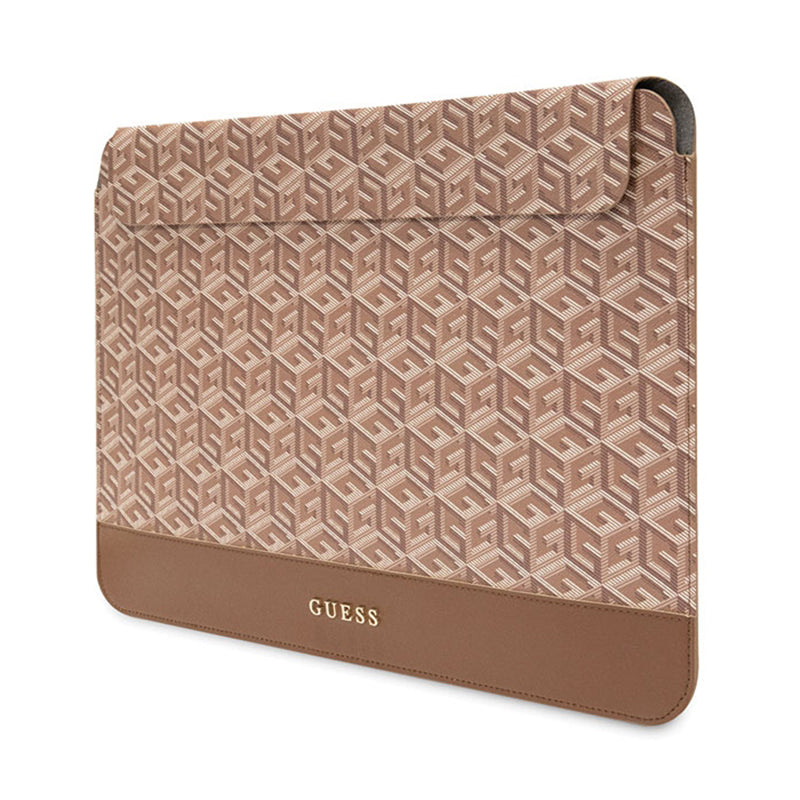 Guess GCube Stripes Computer Sleeve - Hülle für 14" Laptop (braun) – Produktabbildung 2