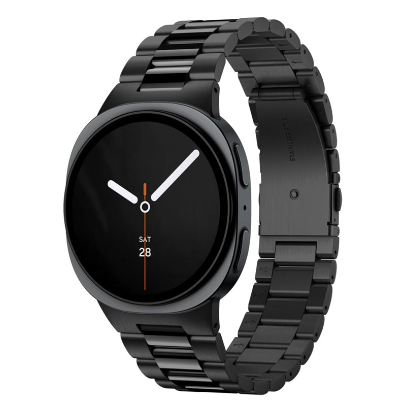 Spigen Modern Fit Band 316L - Armband für Samsung Galaxy Watch 9 / 8 / 8 Classic 40 / 44 / 46 mm (schwarz)
