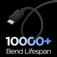 Spigen EB6015CC Essential - Kabel USB-C für USB-C 60W 1,5m (schwarz) – Produktabbildung 3