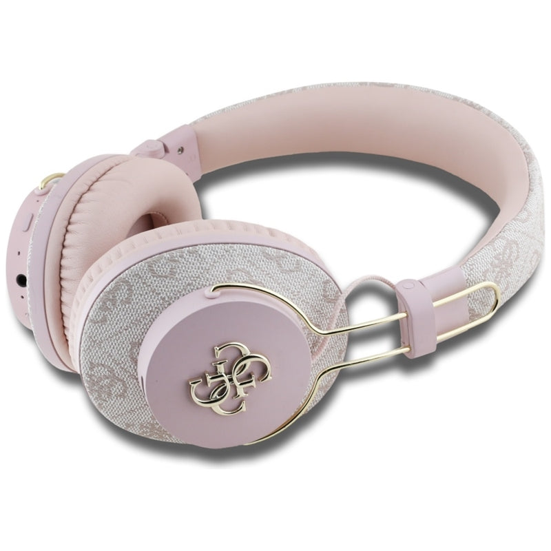 Guess Metal 4G Logo – kabellose Over-Ear- Kopfhörer Bluetooth ENC (rosa) – Produktabbildung 2
